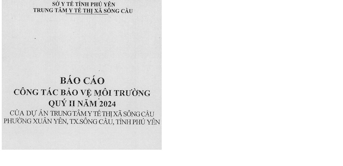 Báo cáo công tác bảo vệ môi trường Quý 2 năm 2024